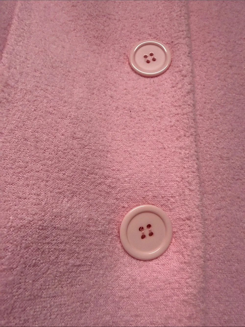 Pink Faux Fur Trim Coat - Picture 3 of 6
